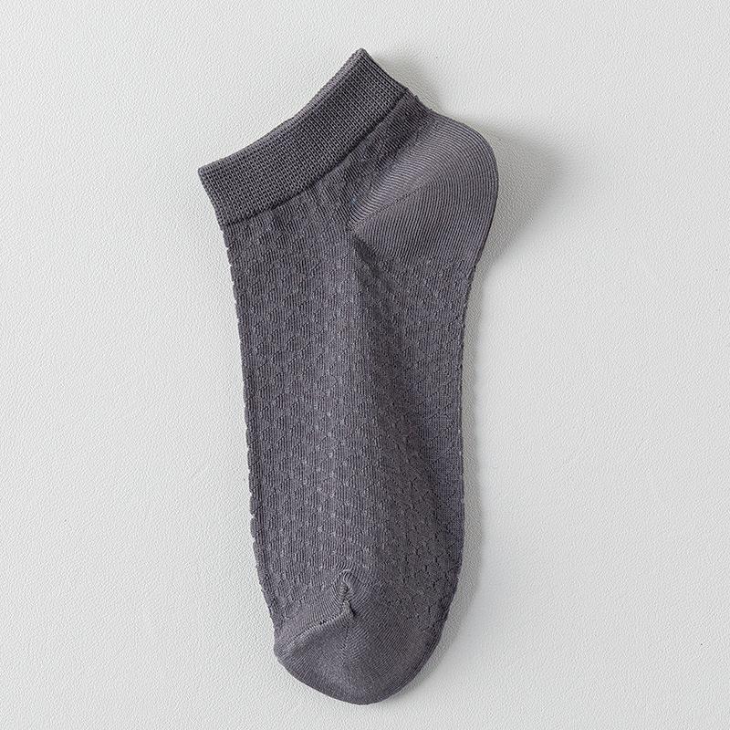 Men's Summer Thin Sweat Absorbing Deodorant Mesh Breathable Socks