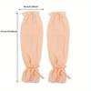 1Pc Women Lace Arm Sleeves Gloves Fingerless Ice Silk Gloves Mesh Tulle Long Gloves Summer Breathable Sun Protection Sleeves