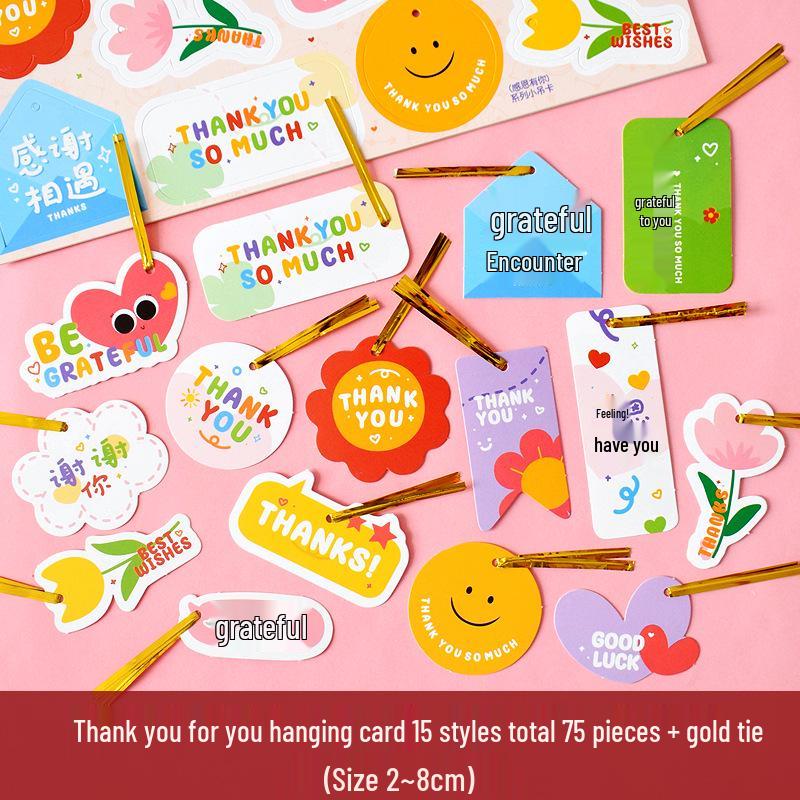 Thanksgiving Gift Tags for Kindergarten & Elementary Students - Perfect for Decorations & Pendants