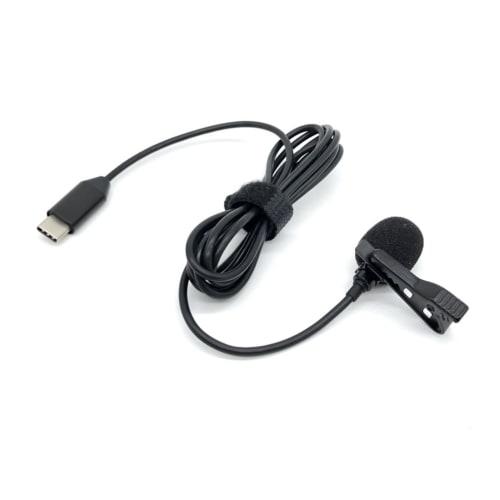 Insta360 ONE RS compatible external microphone, Type-C microphone with clip