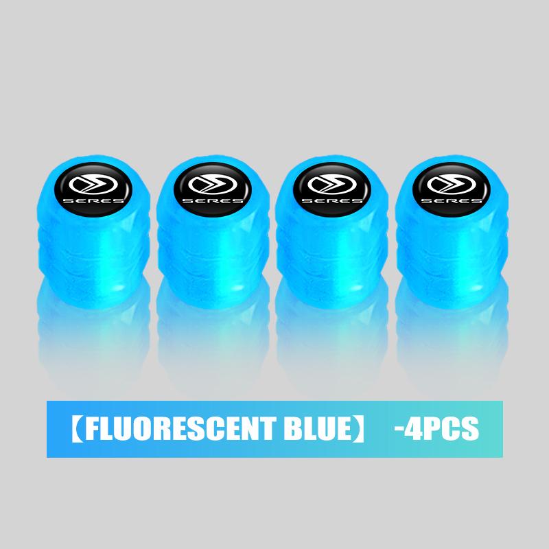 4/6/10pcs Car Tire Fluorescent Dustproof Wheel Valve Stem Caps For Seres M5 M7 i-JET i-Space 2022 2023 Glory 500