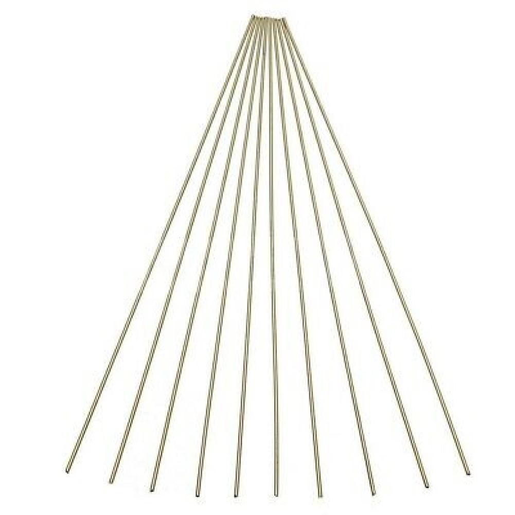 10 PCS Brass solution flux core fusible welding wire electrode tool 1.6MM x25CM