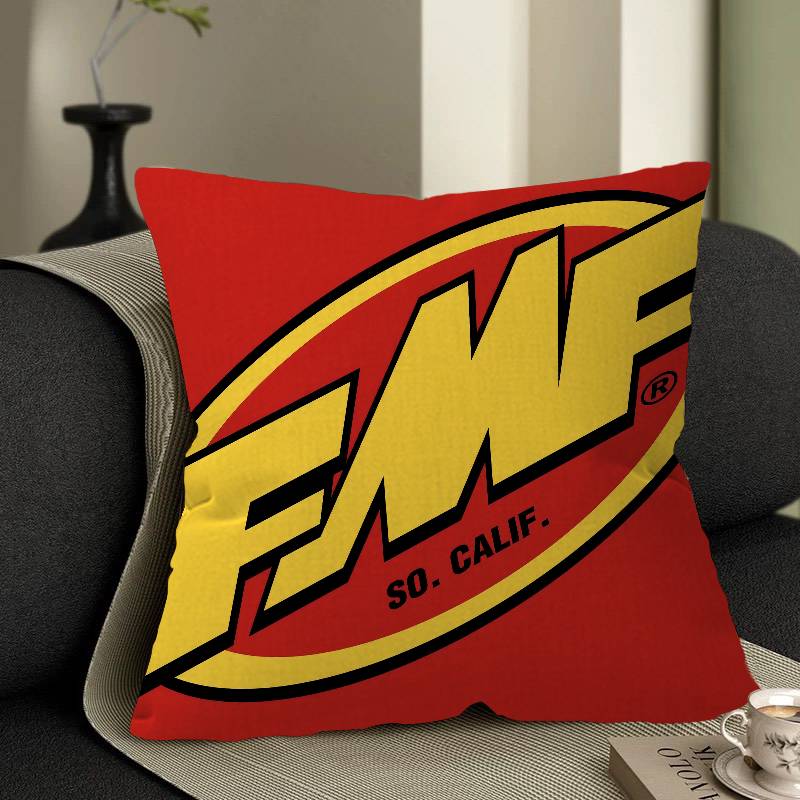 Fmf Racing Logo Pillow Gift Home Office Decoration Bedroom Sofa Car Cushion Cover Case 45X45