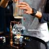 Caffettiera Sifone in Vetro Inclusi Sistemi di Estrazione Sottovuoto Manico in Legno Robusta Costruzione Resistente al Calore Per Case Caffetterie Preparazione Caffè Tè Bevande Fredde