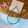 Ceramic Fish Rice Bead Chains Double-sided Painted Colorful Rice Beads Necklace Handmade Bohemian Necklace Party