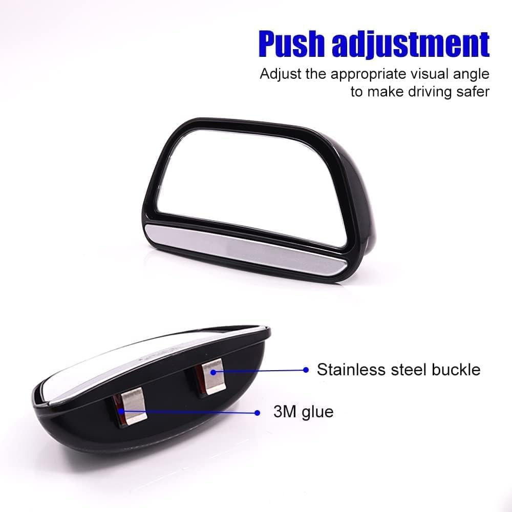 Biqing Side Mirror, Blind Angle, Auxiliary Mirror, Universal Adjustment, Side Mirror, HD Glass, Car