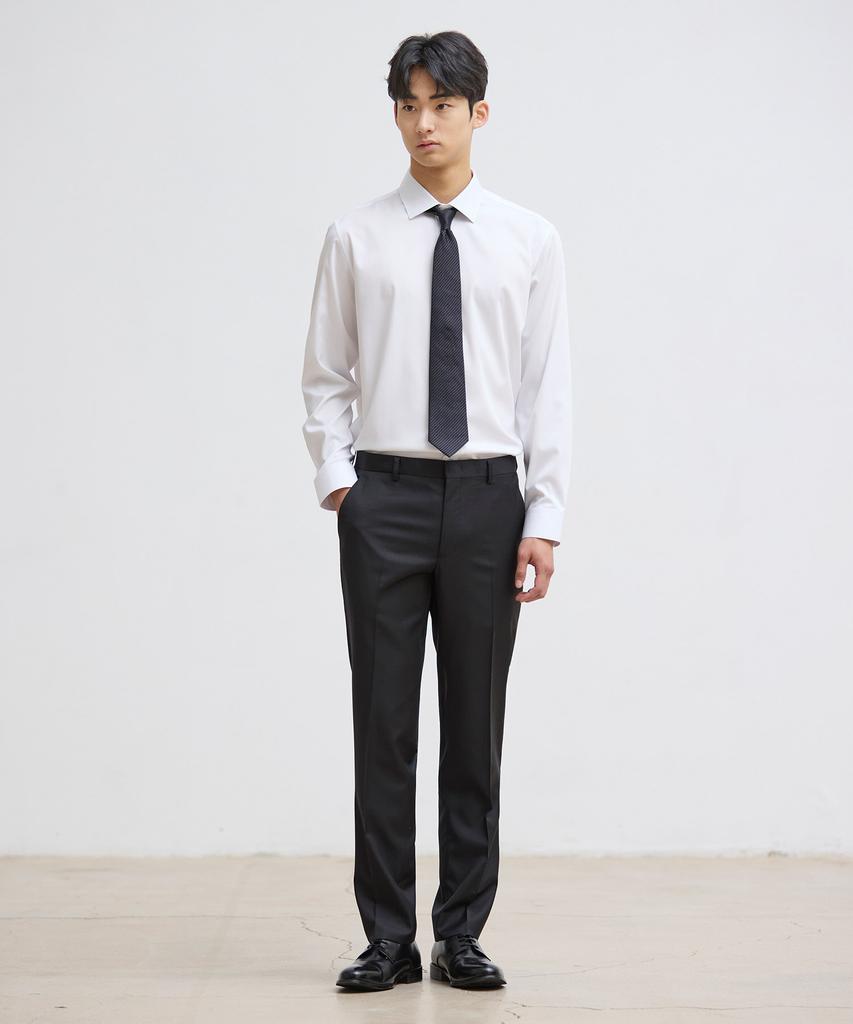 STCO Italy Guabello 130S Wool Suit Pants_Black (Classic Fit)_Sslwz93Csb