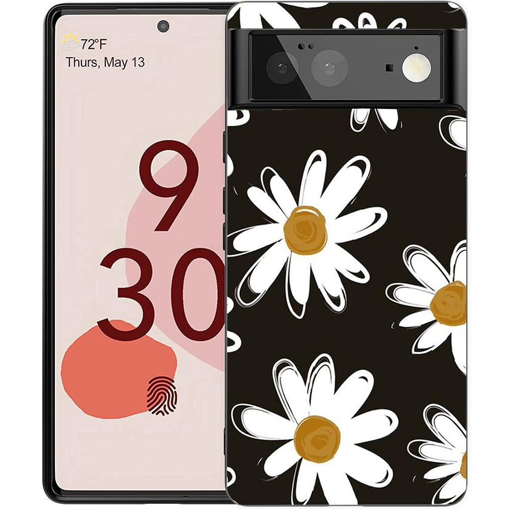 

Fresh Little Daisy Flower Phone Case Cover for Google Pixel 8 7 6 7A 6A Pro 5G Shockproof Silicone Soft 9 Pro XL 8 Pro 5G Shell Pixel 6a 5g