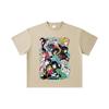 260 GSM Double Yarn 32 Count 100% Cotton Demon Slayer V2 Hashiras Print Unisex Heavy Cotton T Shirt