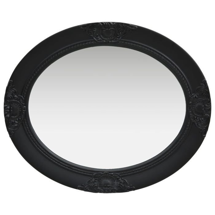 VidaXL Wall Mirror Baroque Style 50x60 Cm Black 320351