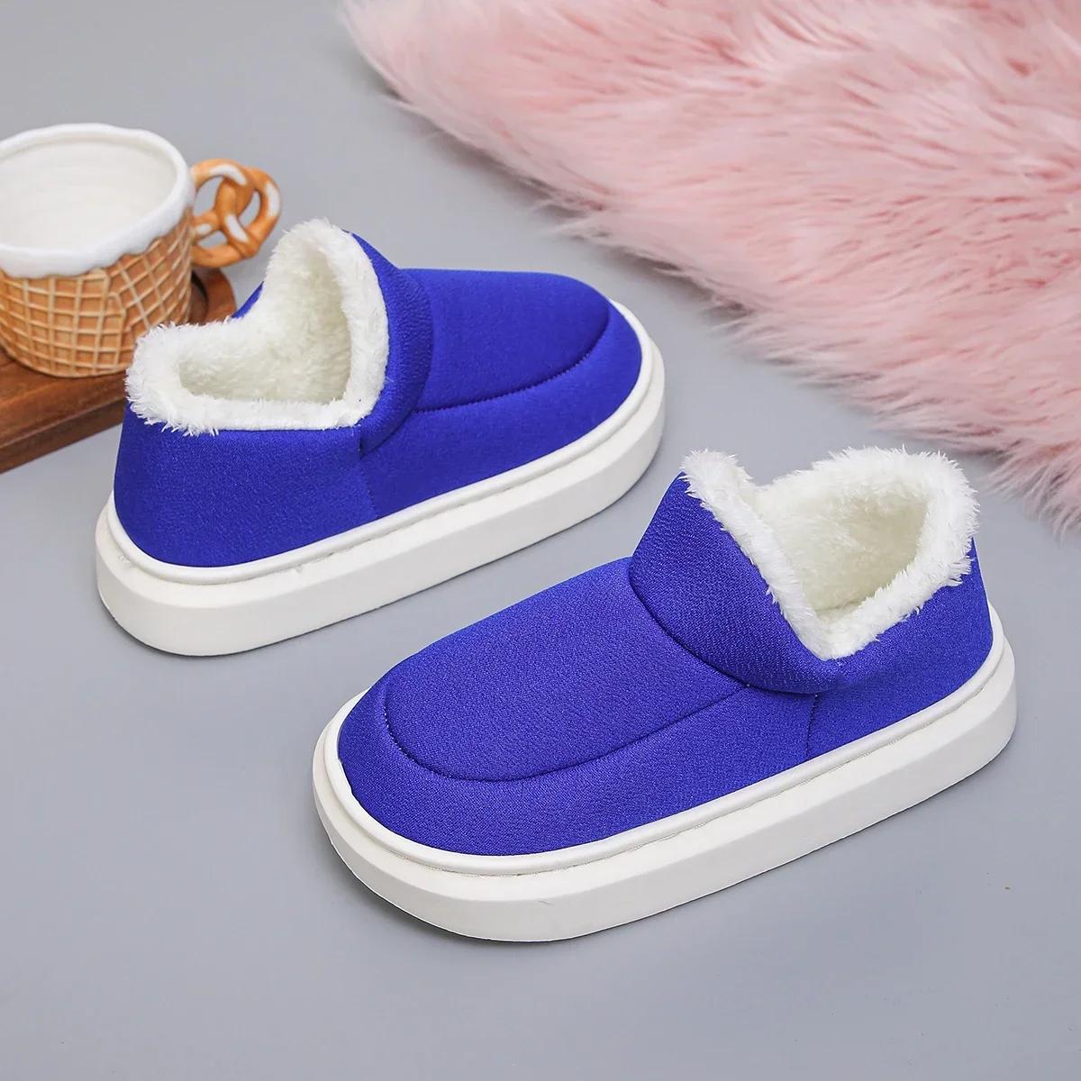 Зимняя женская повседневная домашняя обувь 2024 года — фото 8