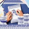 12 Roll/Set 1.5cm Wide Stationary Scrapbooking Tape Masking Tape  Art Handmade Craft