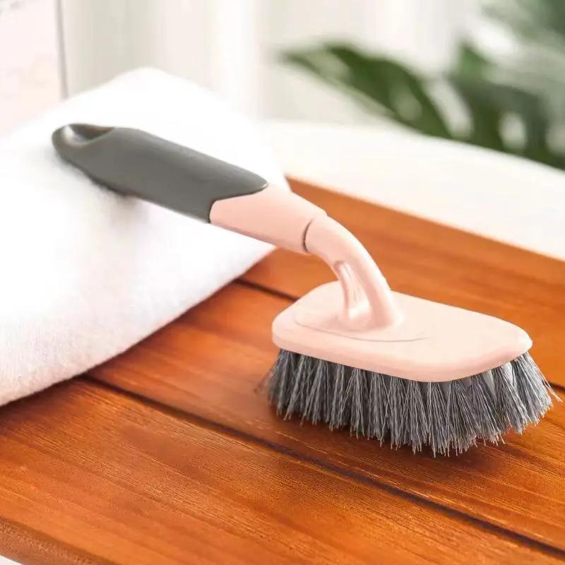 1pc, Bathroom Floor Wall Tile Cleaning Scrub Brush With Handle for  Household Cleaning Bathtub Brush Cleaning Tool