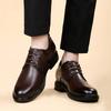 Wedding Men Leather Shoes Business British Formal  Elevator  Height Increase Insole 6CM Lift Dress Office Daily Plus Size 35-47