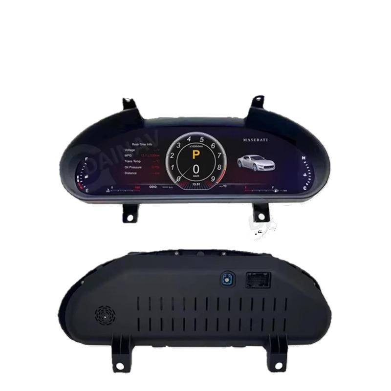 Maserati GT 2007-2018 Full LCD Dashboard Panel: Left Titanium, Right Titanium Universal.
