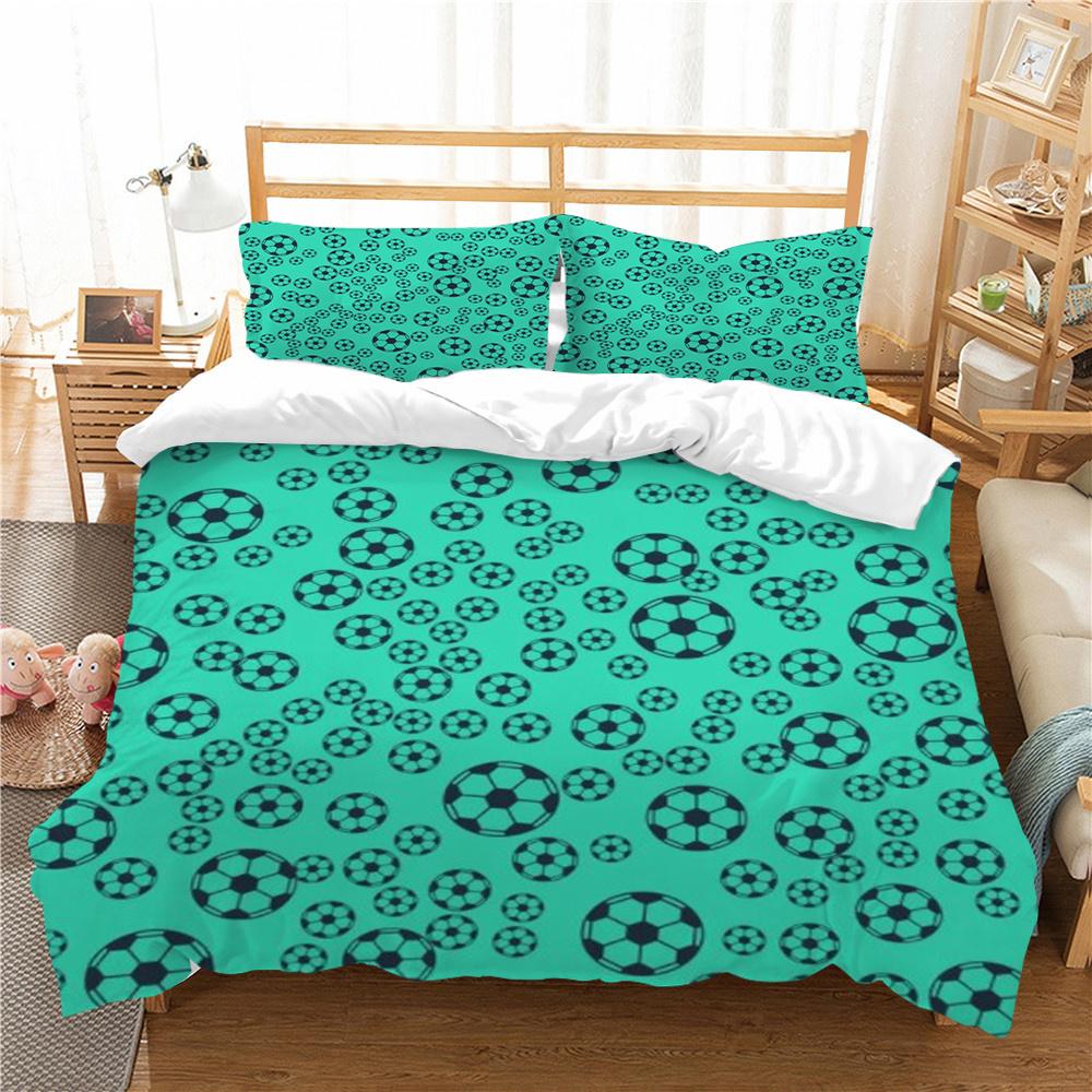 Football 3D Print Bedding Cover Set Luxury Home Bedclothes Unique Design Bedding Covers Comforter Bedding Suit