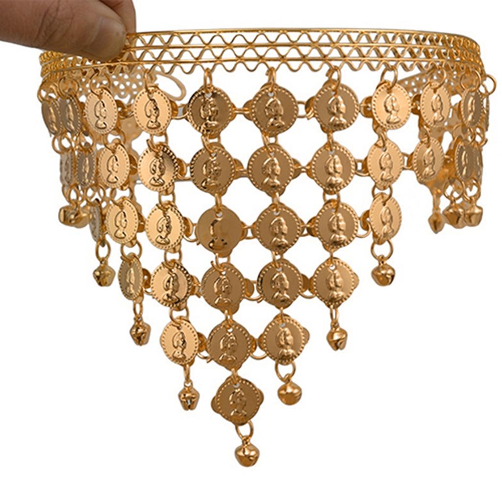 Dam Huvudbonader Magdans Accessoarer Kostym Dans Paljetter Hårband