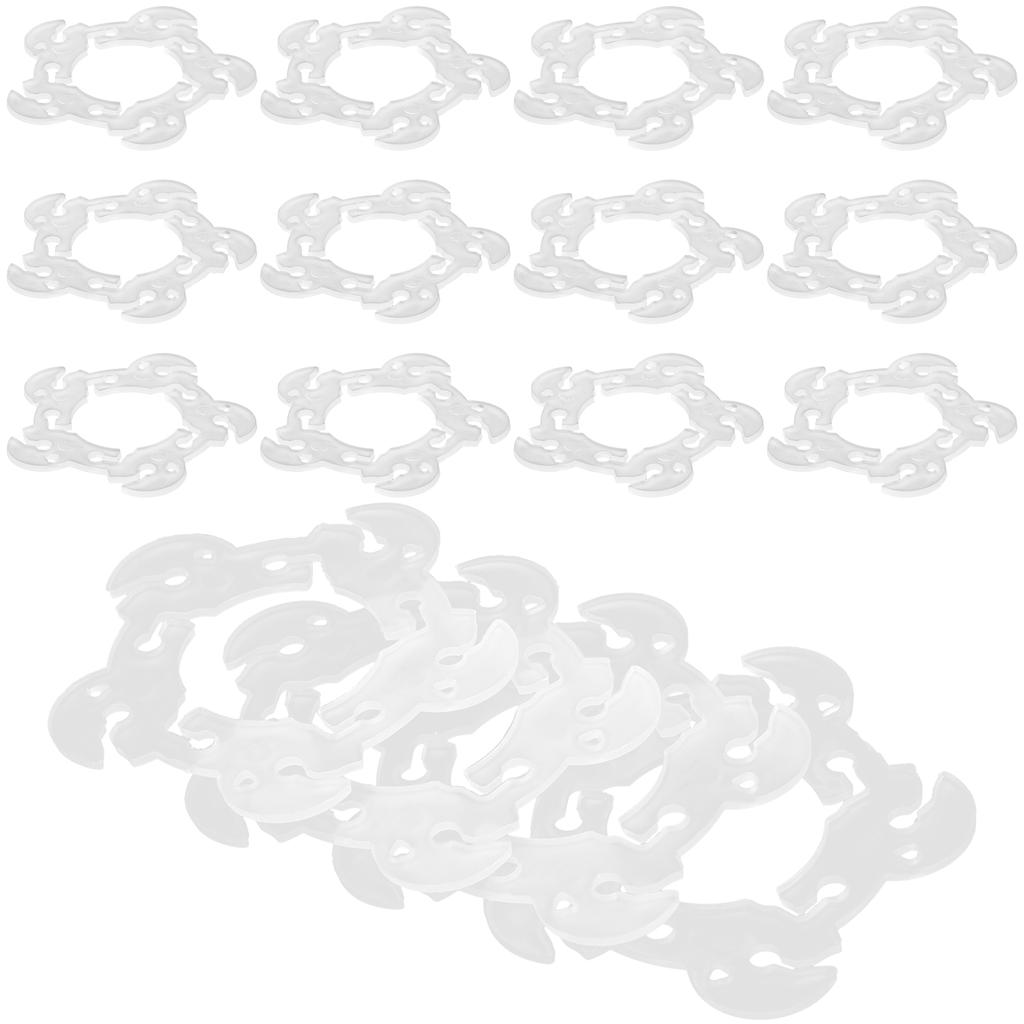 100 Pcs Ballon Balloon Arch Clip Folder Clips Wedding Rings Balloons Column Connectors