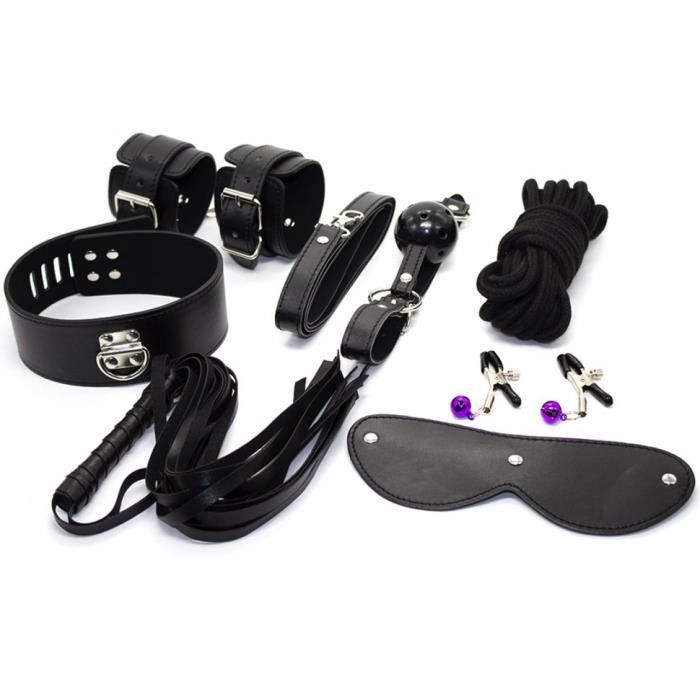 Kit de bondage - Non spécifié - Non spécifié - Noir - Pour couple - Réglable et doux