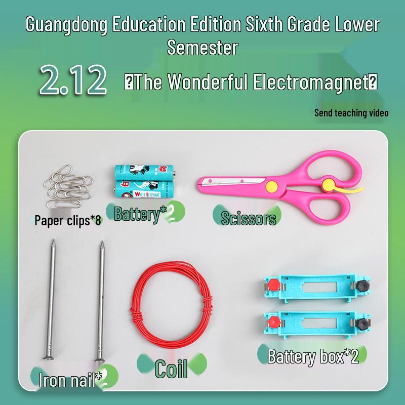 6th Grade Science Experiment Kit: Electromagnet Magic