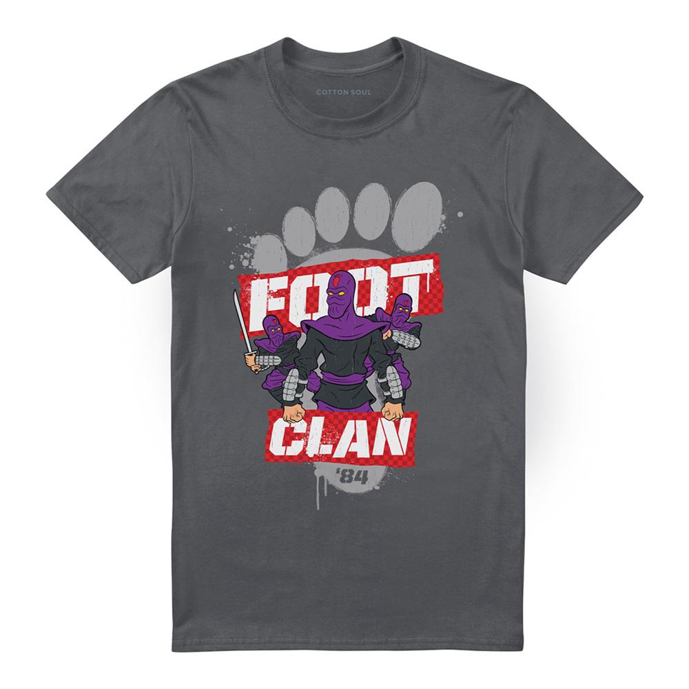Teenage Mutant Ninja Turtles Unisex Adult Foot Clan 84 T-Shirt