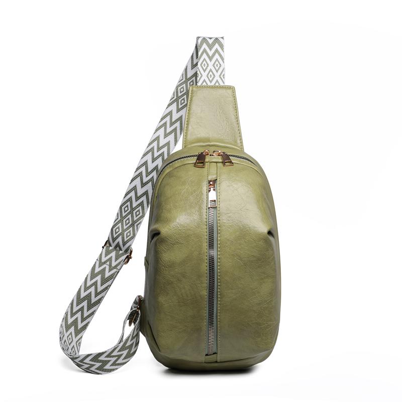 Vintage Chest Bag Women's Crossbody Bag Large Capacity Shoulder Bag