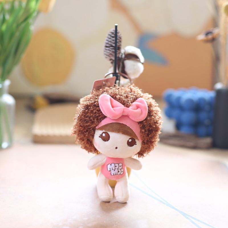 

Милая плюшевая кукла-мусс, брелок для ключей, плюшевая кукла, брелок для ключей, безделушка своими руками, детские мягкие игрушки для животных, большие украшения для автомобилей темно-коричневого