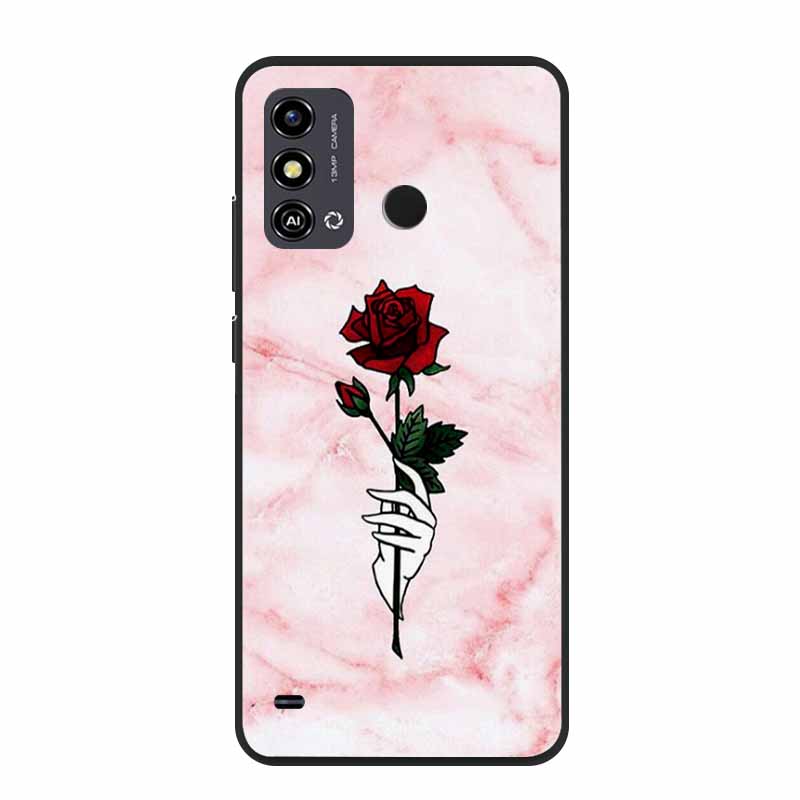 For ZTE Blade A53 Case Marble TPU Silicone Soft Back Cover Cases for ZTE Blade A53 A 53 Para 6.52" Cute Mica Painting New Coque