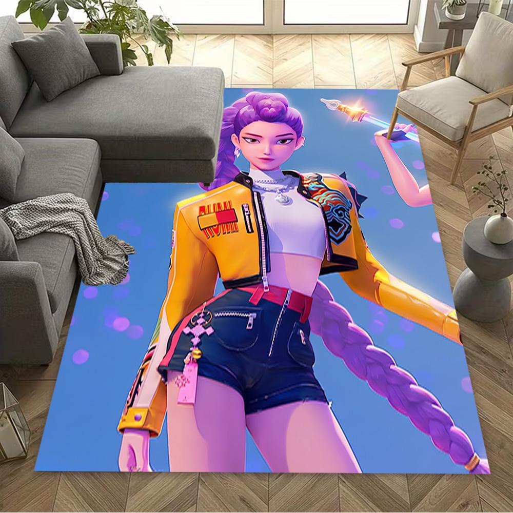 Galactic Fashion Showdown Floor Rug Office Rug Perfect for Decorate Room Dining Room Hallway Living Rooms Anti-slip Rug Decorate Offices