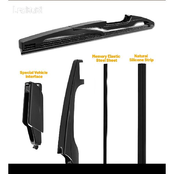 For Ssangyong Rexton 2018-2023 2019 2020 2021 2022 Rear Windshield Windscreen Wiper Blade Tailgate Window Wipers Accessories