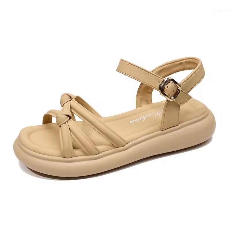 Platform sandals with skirts and outer wear women's summer new versatile beach shoes with shoes