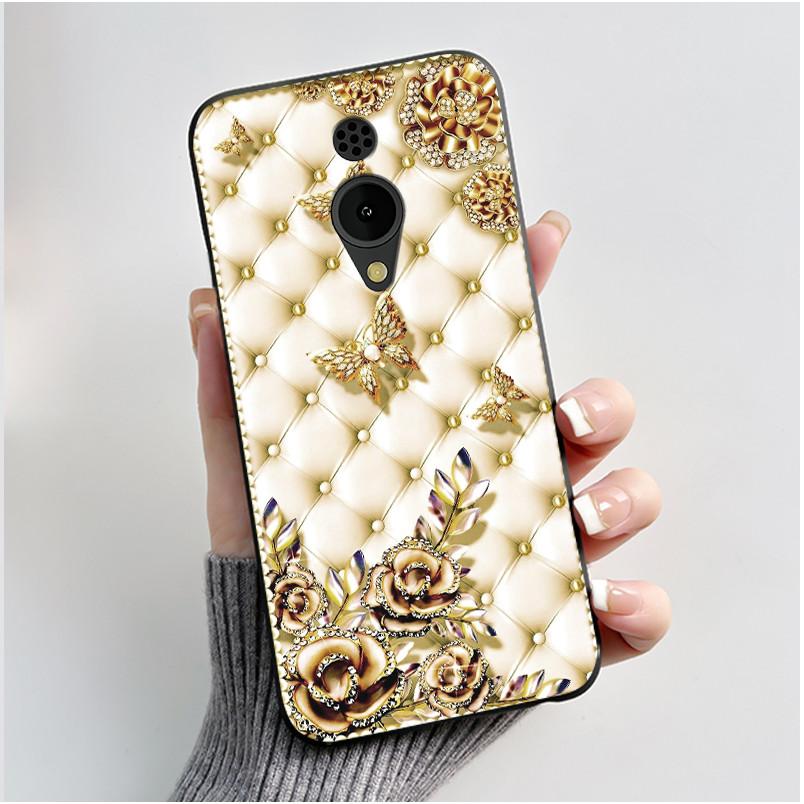 Hülle Für Nokia 150 2G 2023 TA-1582 Hülle Ästhetisch Luxuriös Niedlich Cool Jungen Mädchen Schwarz Matt Weiches TPU Vollschutz Rückseite