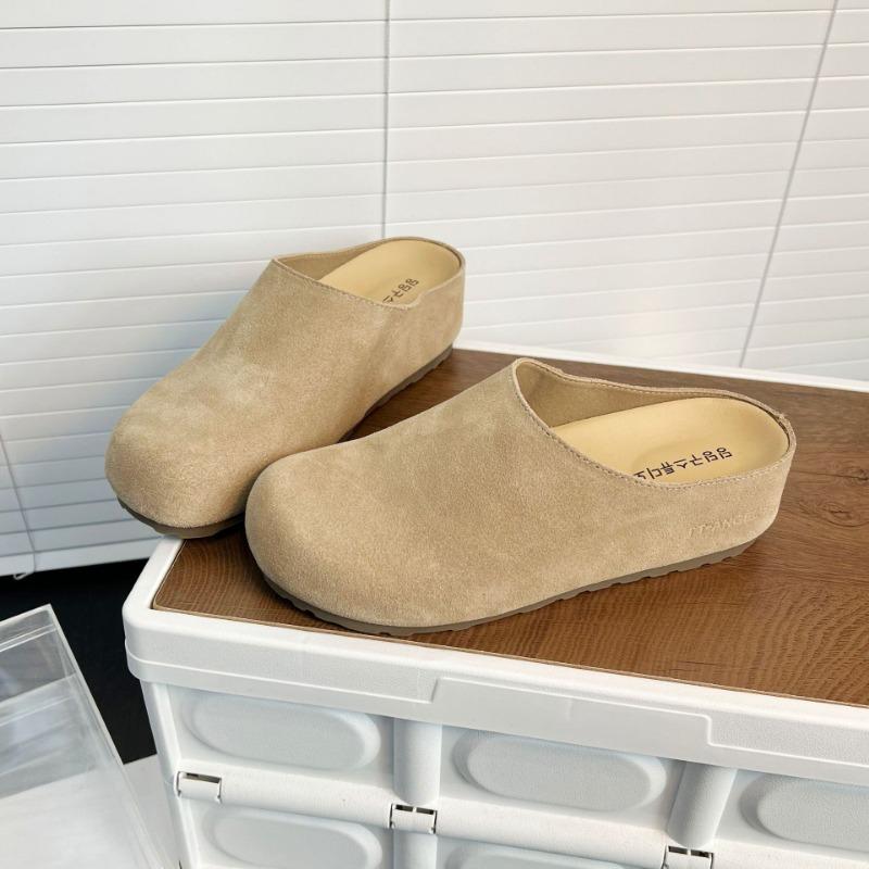 

Ретро Баотоу женские летние новые мягкая подошва повседневные универсальные с юбкой повседневные полушлепанцы 39 песочный