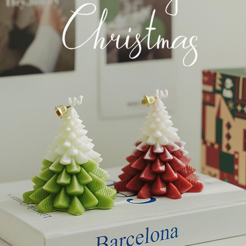 Christmas Tree Scented Candle Ornament Gift Box - Perfect for Holidays & Birthdays