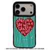 Korean style ins solid color striped love apple 17promax mobile phone case iphone16pro new protective case female