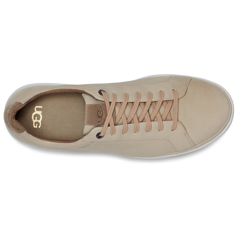 UGG Comfortable Versatile Round Toe Lace-Up Low-Top Sneakers Men Sneakers Beige 1132715-PRC