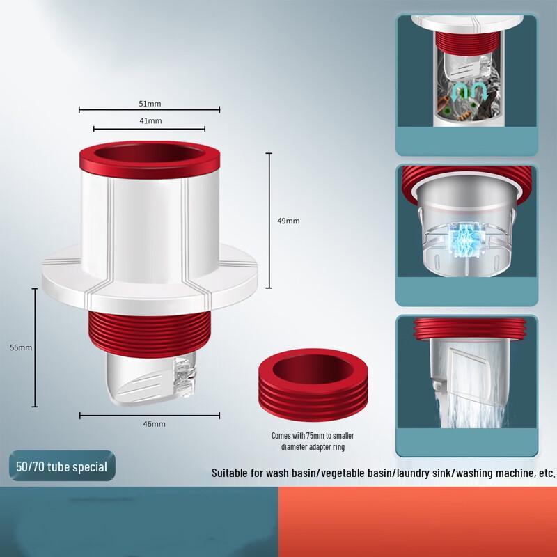 YIXI Sink and Floor Drain Sealing Plugs