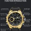 SANDA Electronic Watch Fashion Trend Electronic Watch Luminous Multifunction Watch