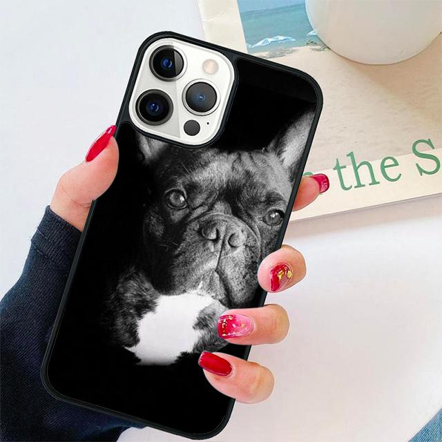 Whimsical French Bulldog Dogs Puppy Phone Case Cover For iPhone 17 Air 15 16 Pro Max 14 13 12 11 Pro Max Plus