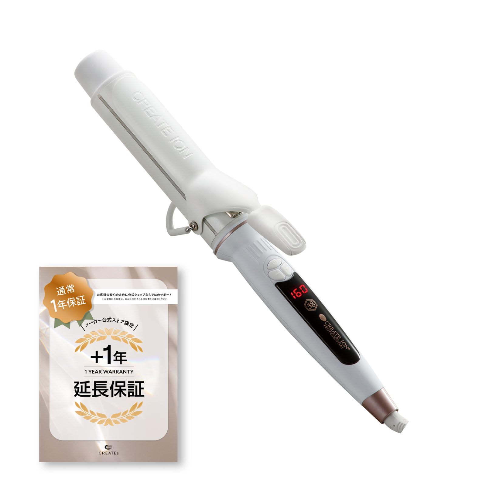 

магазин 1 год расширенный Ion Elema Curl 38мм Для зарубежного использования Свободные локоны Корейский стиль Бережный к волосам Новая модельОфициальный + гарантияСоздать белый