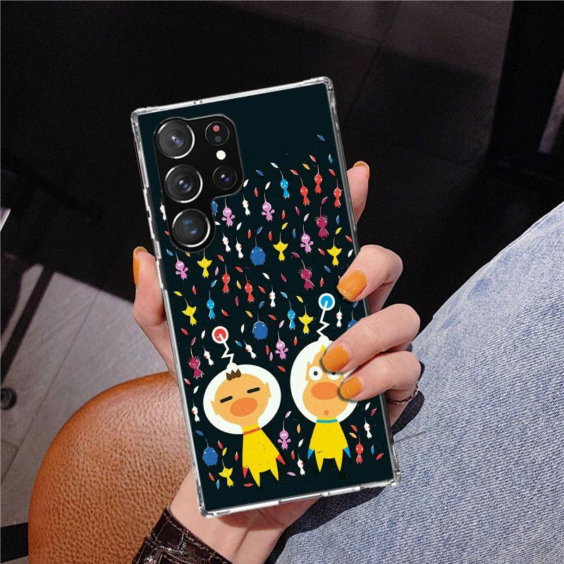Game P-PikminS 4 Phone Case For Samsung Galaxy S24 S25 Edge S26 Ultra S23 S22 S21 Plus S20 FE + Personalized Print Cover Galaxy