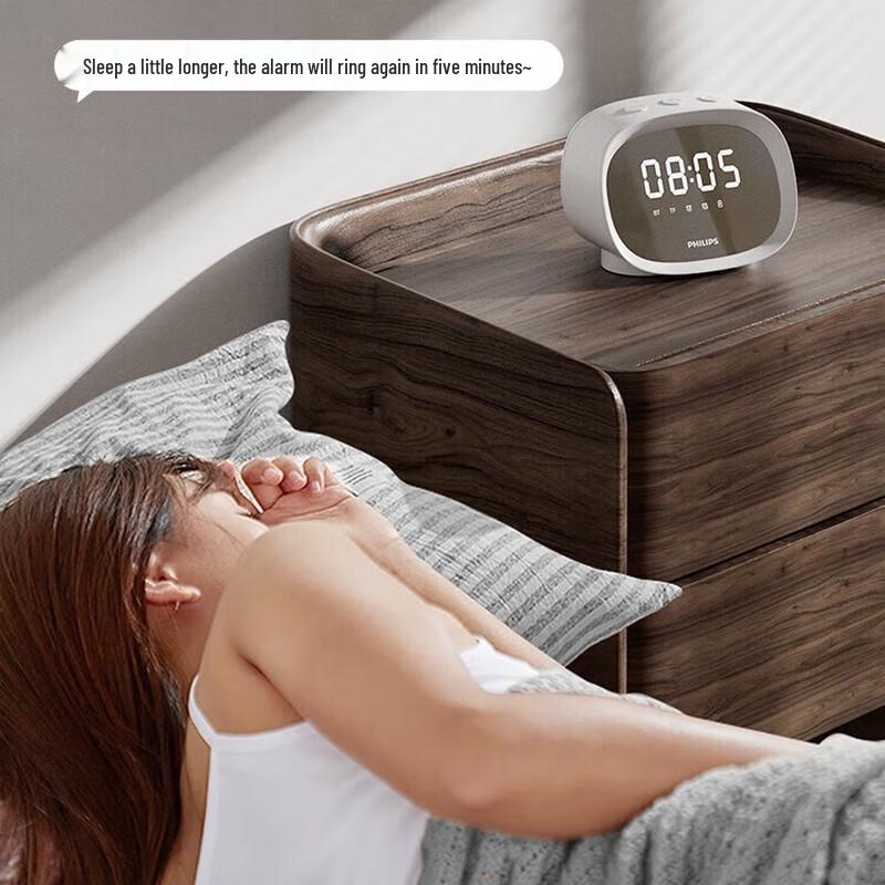 Philips TAS2909 Bluetooth Clock Speaker CN plug (adapter included) (CN version)