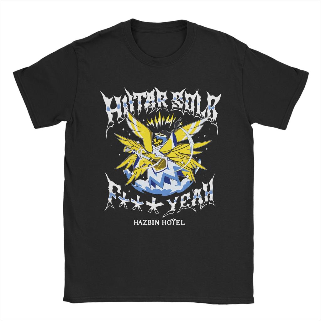 Hazbin Hotel Lucifer Take That Depression T Shirts Cotton Clothes Humorous Short Sleeve Round Neck Tee Shirt New Arrival TShirt