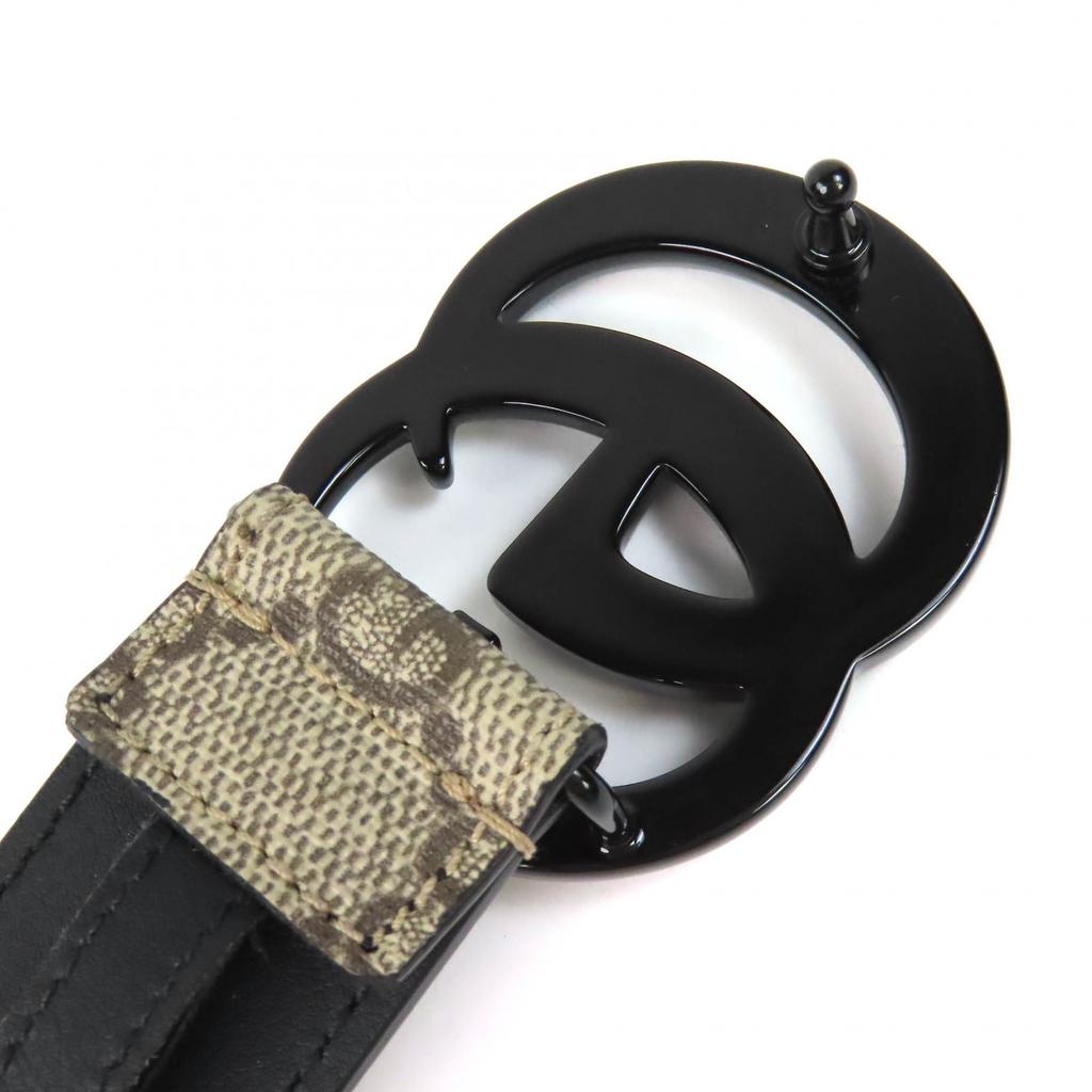 Excellent GUCCI Belt GG Marmont GG Supreme Beige GG Supreme Women 525040 Used