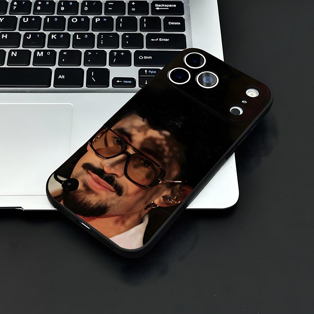 Coque de téléphone Singer B-Bad Bunny Pour IPhone 17 Air 16 E Pro Max 15 14 13 Mini 12 Pro 11 Max Plus Coque Souple Noire