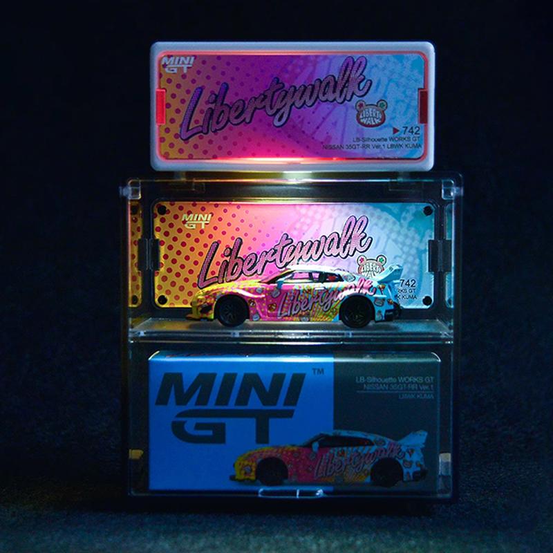 1 Satz Doppelschichtige Kleinmaßstab Auto Modell Displaybox Transparent Staubdicht Aufbewahrungsbox Große Kapazität Desktop Organizer Box