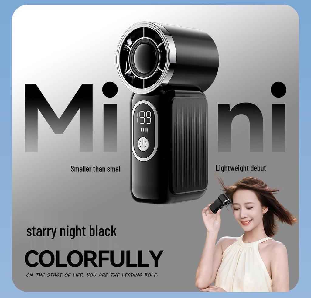 High-Speed Compact USB Mini Fan with Long-Lasting Battery