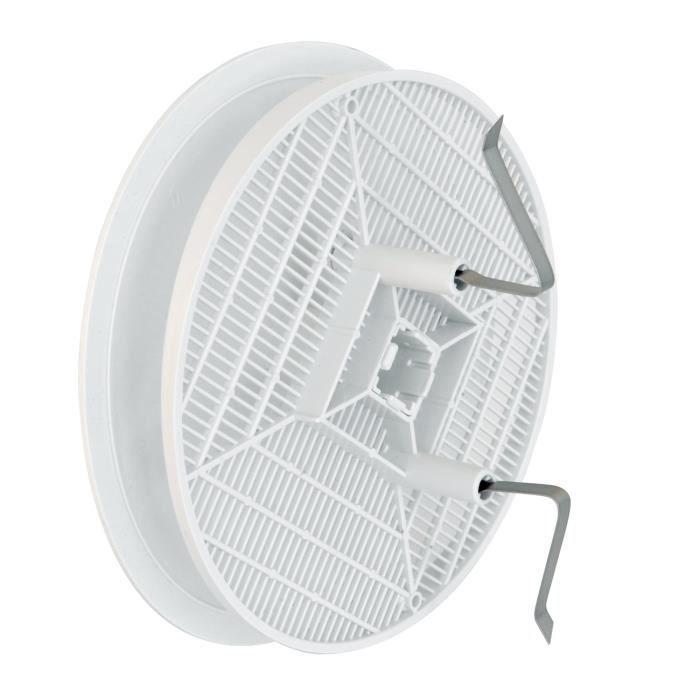 La ventilazione le futur125 x grille daération esthétique plastique avec ressorts, blanc, diamètre: 170 mm -