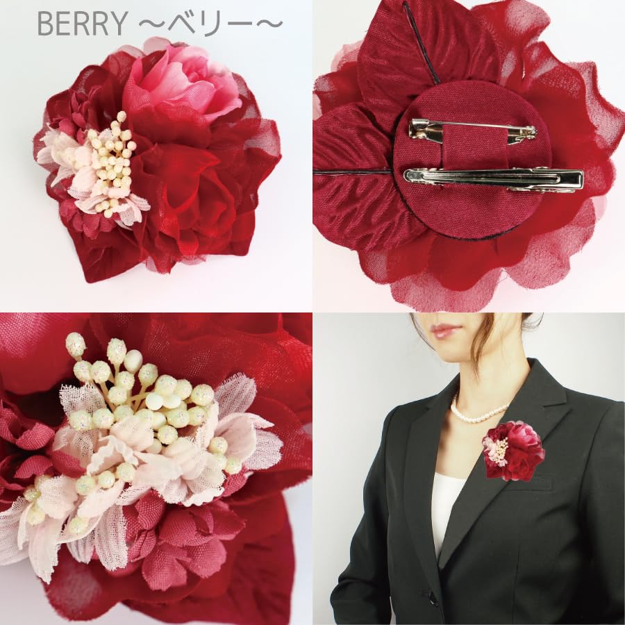 Small for entrance graduation special small bouquet coordination [Crane's Collection] corsage, brooch, clip, pin, 2-way, formal, ceremonies,