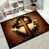 New Pray Jesus Rug for Bedroom Living Room Sofa Home Doormat Decor, Large Kids Play Non-slip Floor Mat
